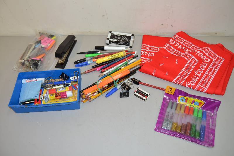 lot 202 image: Office Supplies, Bandanas