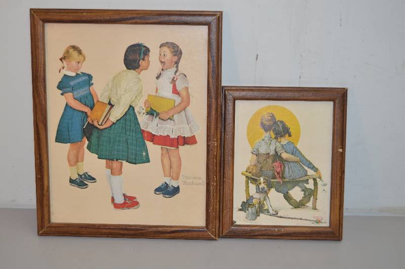lot 219 image: Norman Rockwell Prints