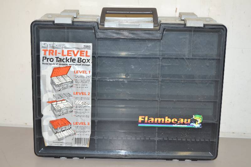 lot 256 image: Flambeau Tri-Level Tackle Box