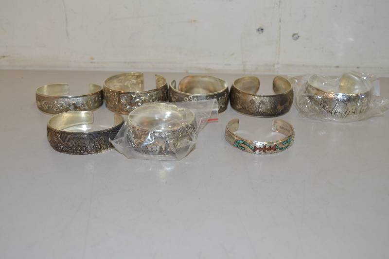 lot 302 image: .925 Silver Plated Bracelets