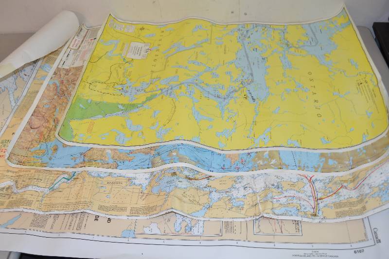 lot 326 image: Large Canada Minnesota Maps