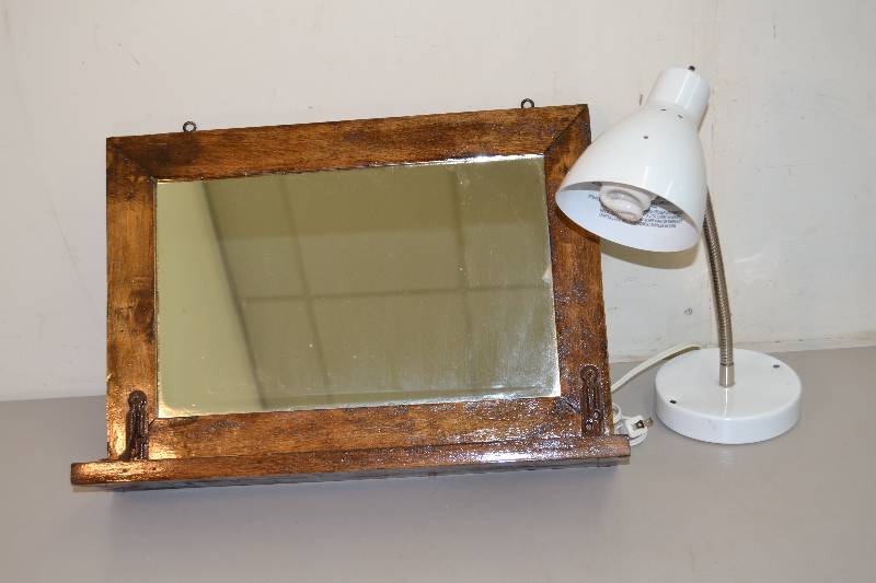 lot 327 image: Desk Lamp, Shelf