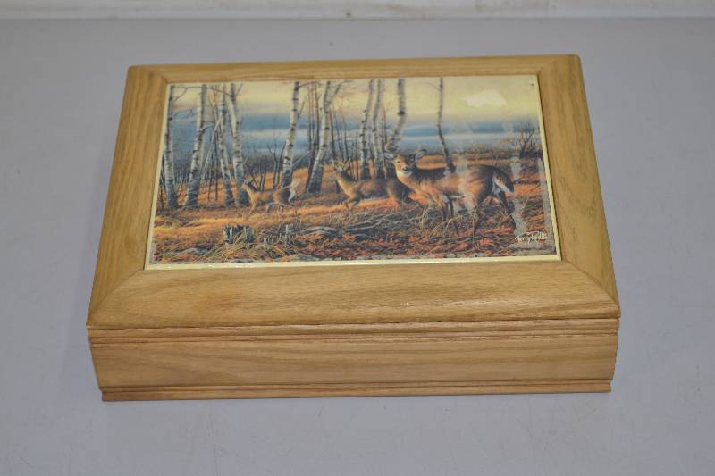lot 328 image: Terry Redlin Birch Box