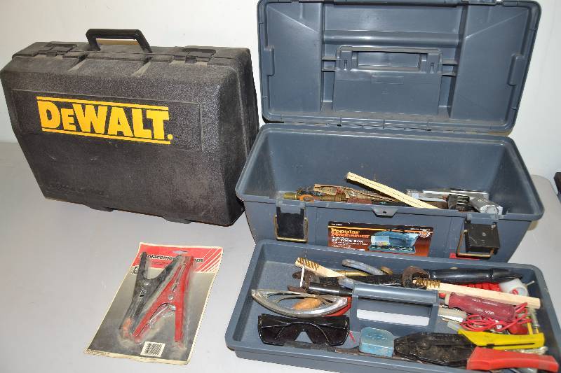 lot 347 image: Tool Box and Tools