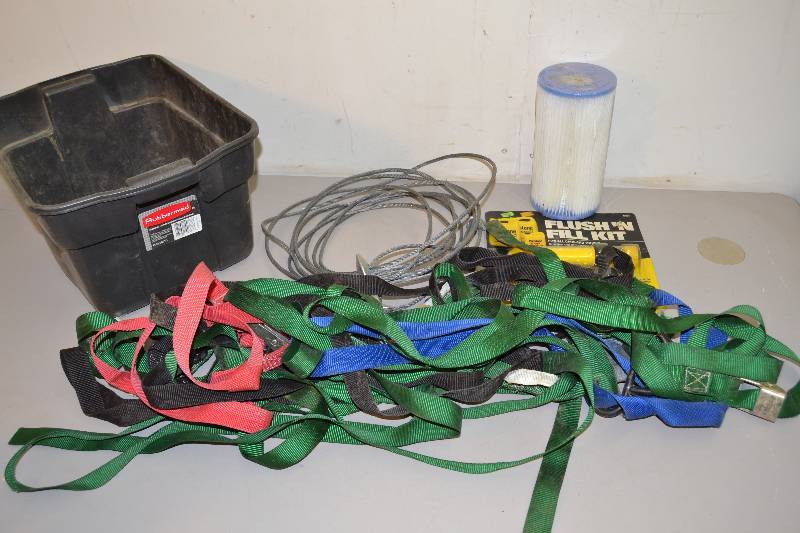 lot 359 image: Tie Downs, Filter, Cable, Flush Kit