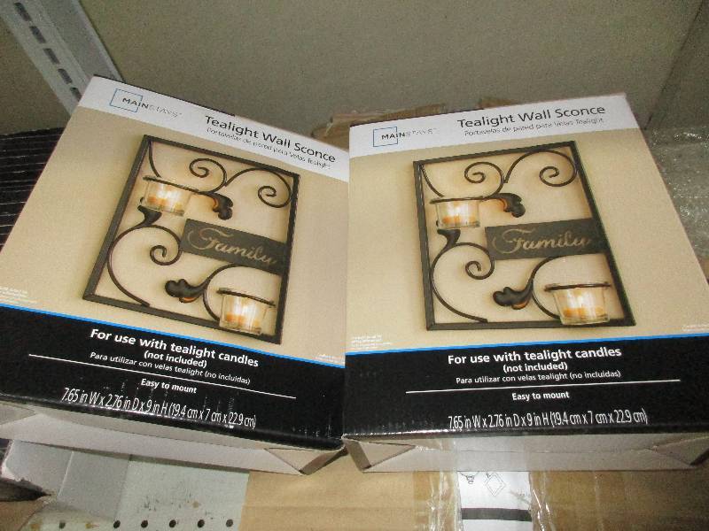 3 tea light wall decor