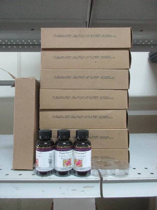 38 bottles wild cherry blossom fragrance oil