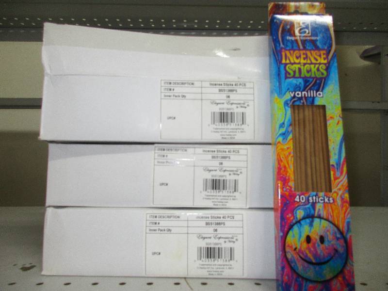 18 boxes of vanilla incense sticks 40 per box