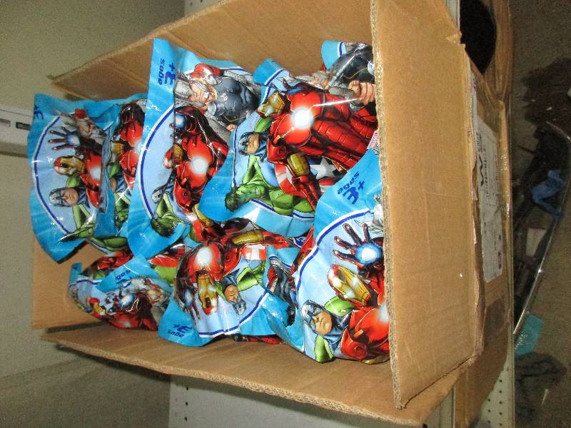 7 bags of marvel comics Easter eggs