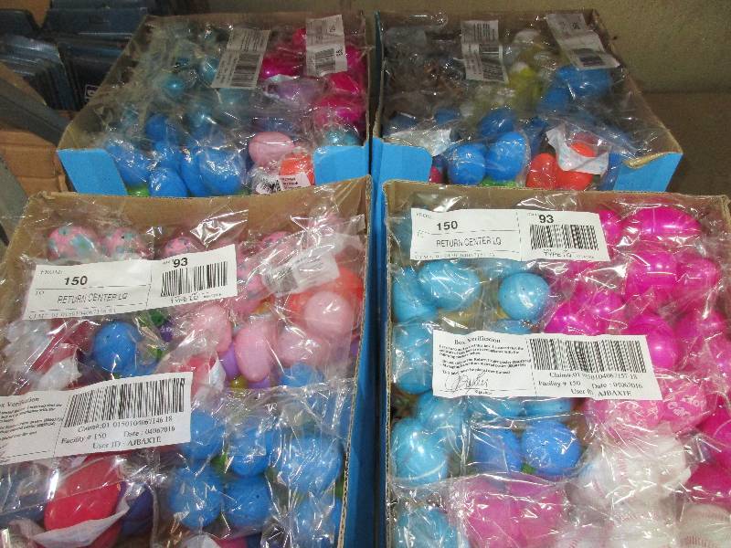 4 cases of painted eggs