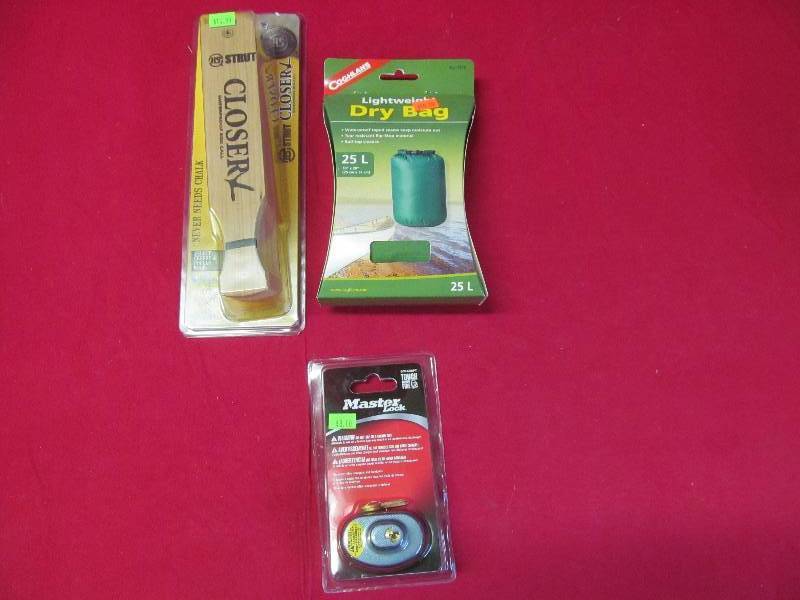 lot 83 image: dry bag, trigger lock turkey call