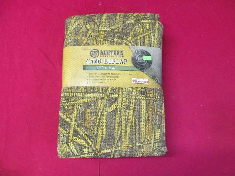 lot 105 image: camo burlap