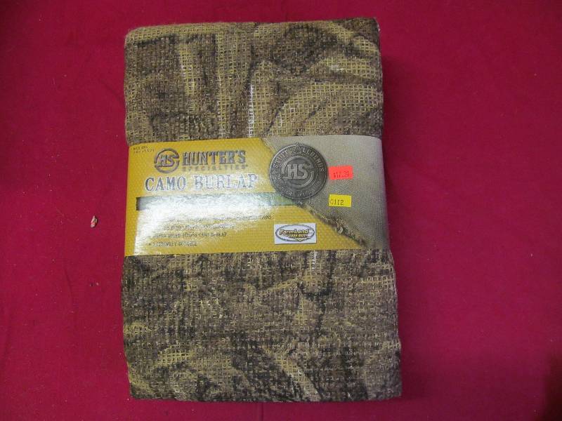 lot 112 image: camo burlap