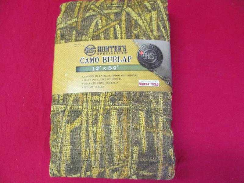 lot 158 image: camo burlap