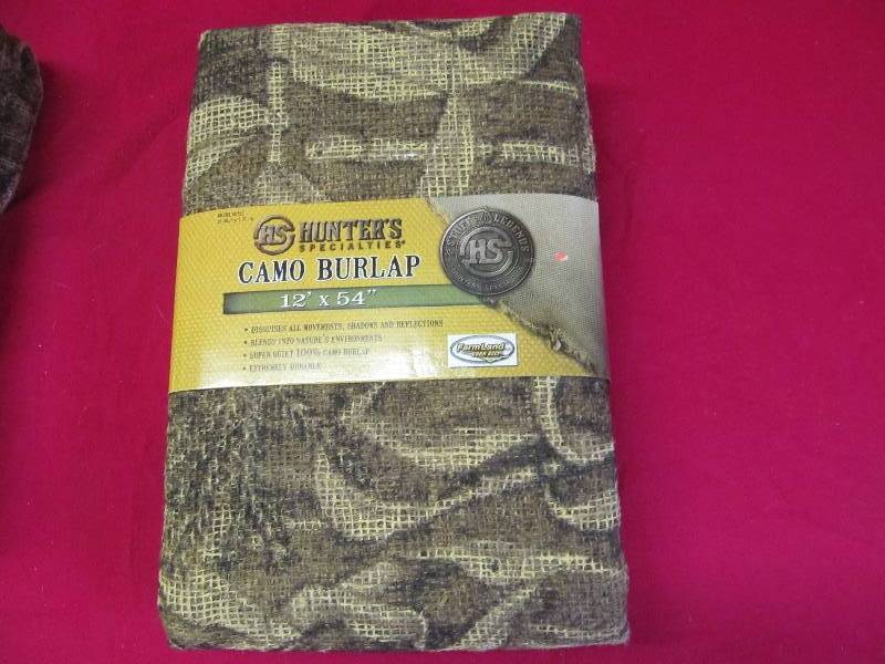lot 161 image: camo burlap