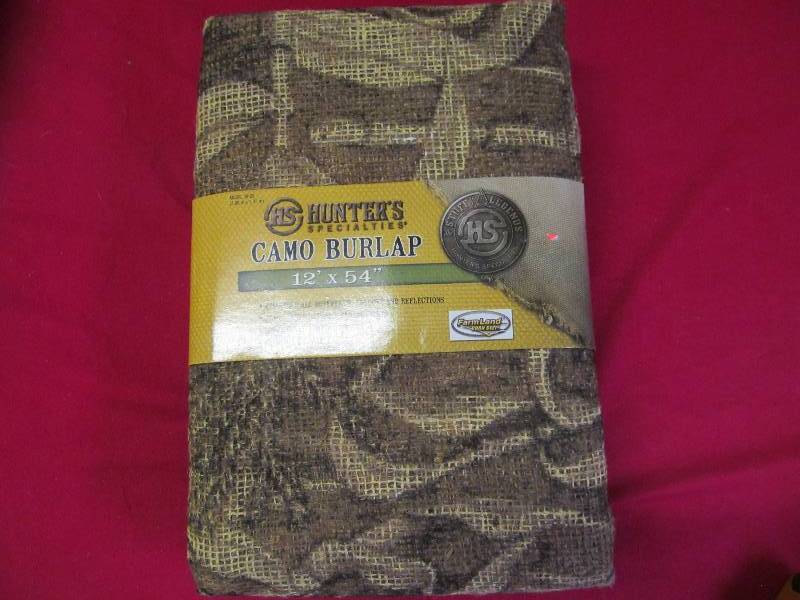 lot 162 image: camo burlap
