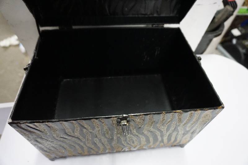 Jungle Themed Metal Storage Chest