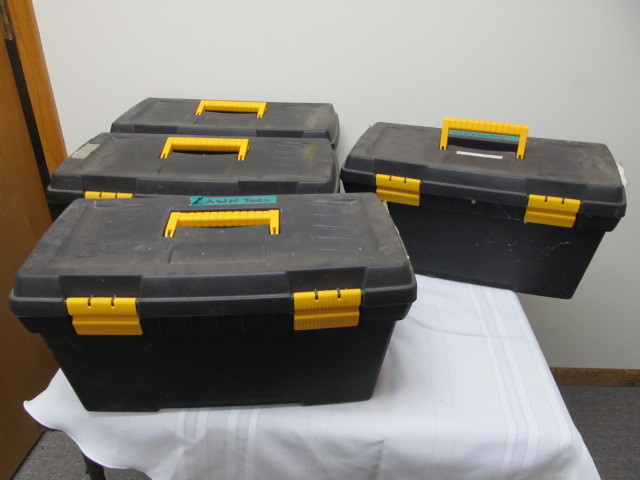 lot 30 image: 4 Toolboxes - 3 wSupplies