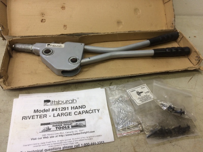 lot 8 image: Pittsburgh Riveting Tool in Box