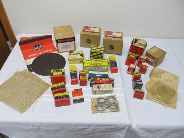 lot 47 image: Lot of Assorted NOS Radio Parts & Accessories