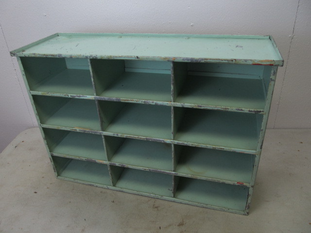 lot 98 image: Vintage Industrial Steel File Cabinet