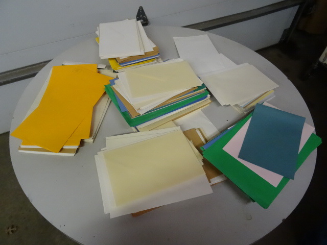 Large lot of misc card envelopes...