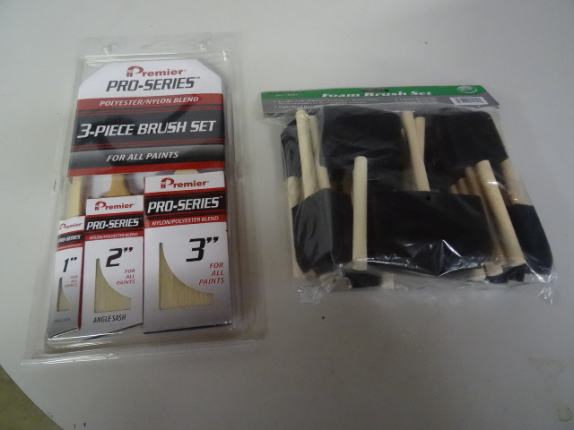 24 piece foam brush set. 3 piece pa...