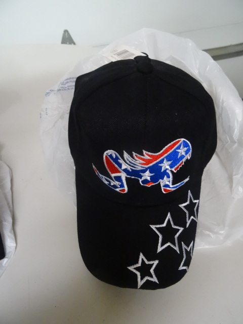 6 new baseball hats...