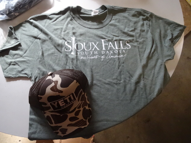 Sioux falls shirt and Yetti cooler ...