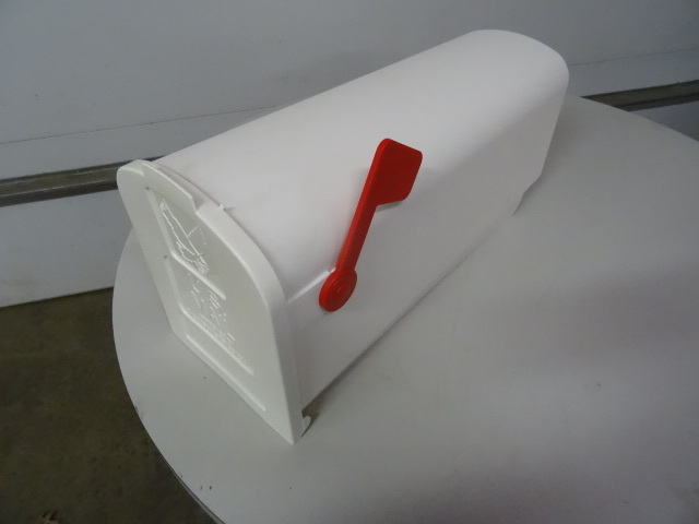 Brand new plastic mail box...