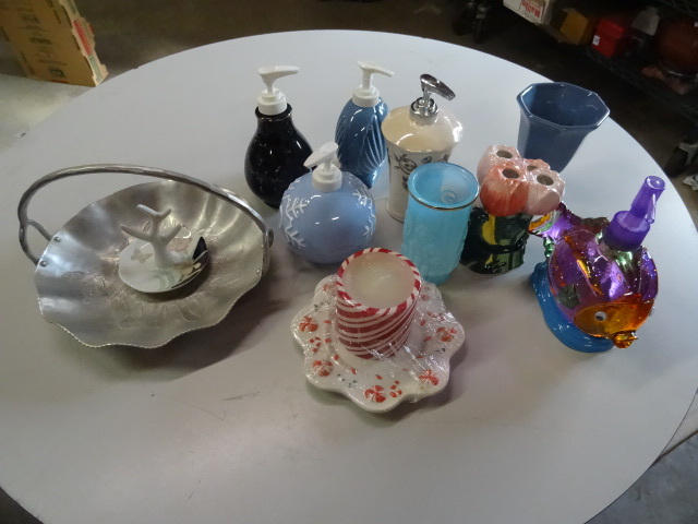 Box full of soaplotion dispensers...