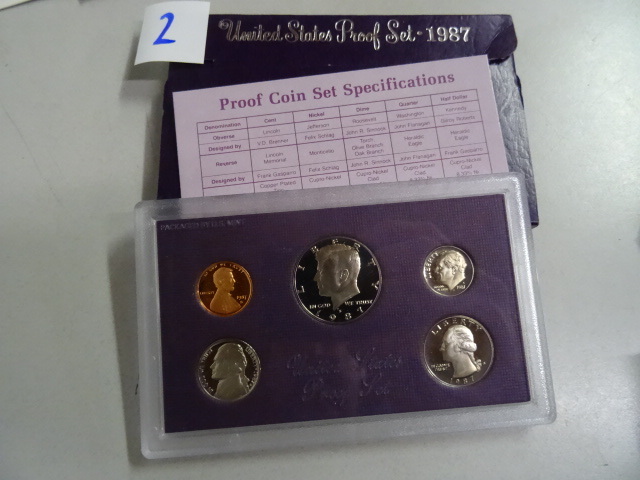 1987 United States coin proof set