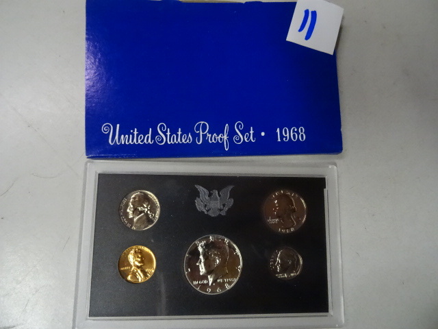1968 United States coin proof set.
