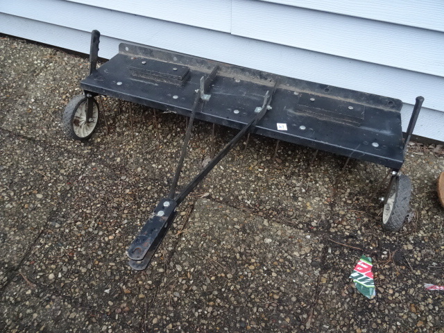 41 pull behind lawn dethatcher