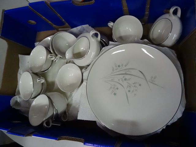 Kenmark china set. Not complete. Designed as a 16 piece set.