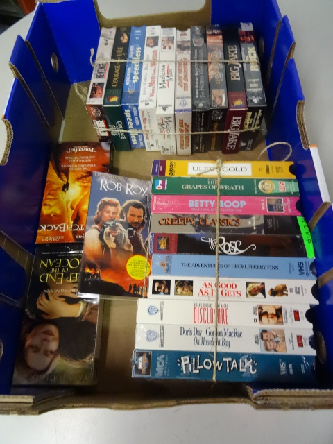 Large variety of VHS tapes. A lot of them are new. Please see pics for titles