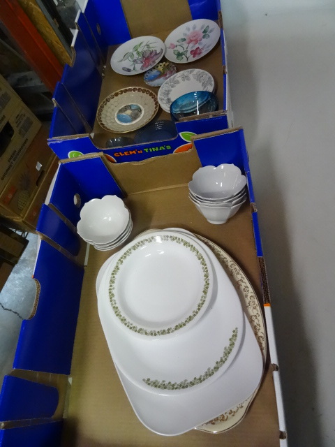 Large variety of glassware and China