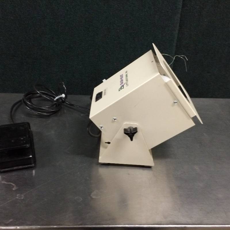 lot 4 image: Retails Used $100 S & S Xray Products Adjustible Xray Film Radiology Illuminator Viewer Spotlight wFoot Pedal - Multiple Uses For This Light Up Lamp Medical Equipment Works & Super Condition