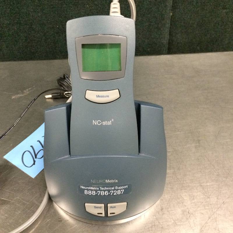 lot 14 image: Retails Used $399 NeuroMetrix NC-Stat Nerve Conduction Test Machine Monitor Tester & Docking Station Model No. NC-002 NC-020 Neurology Medical Clinic - Super Condition