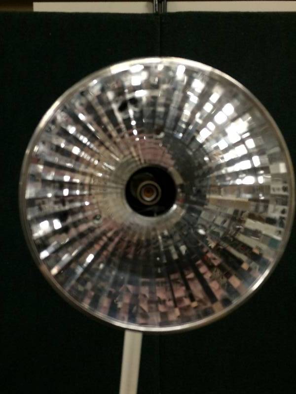 lot 77 image: Retails Used $250.00 Stationary Gooseneck Brewer Professional Products 15100 Arched Adjustible Medical Exam Multi-faceted Reflector Light Lamp - Excellent Condition - WhiteBlack