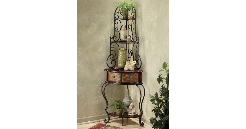 Corner Swirl Shelf open box Retail ...