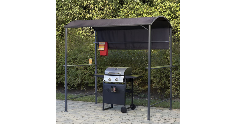 Steel BBQ Grill Gazebo open box Ret...