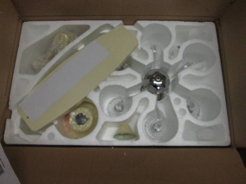 Romantic Ceiling Fan open box, unte...