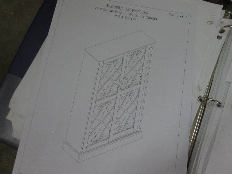 Eurico Lighted Cabinet open box Ret...