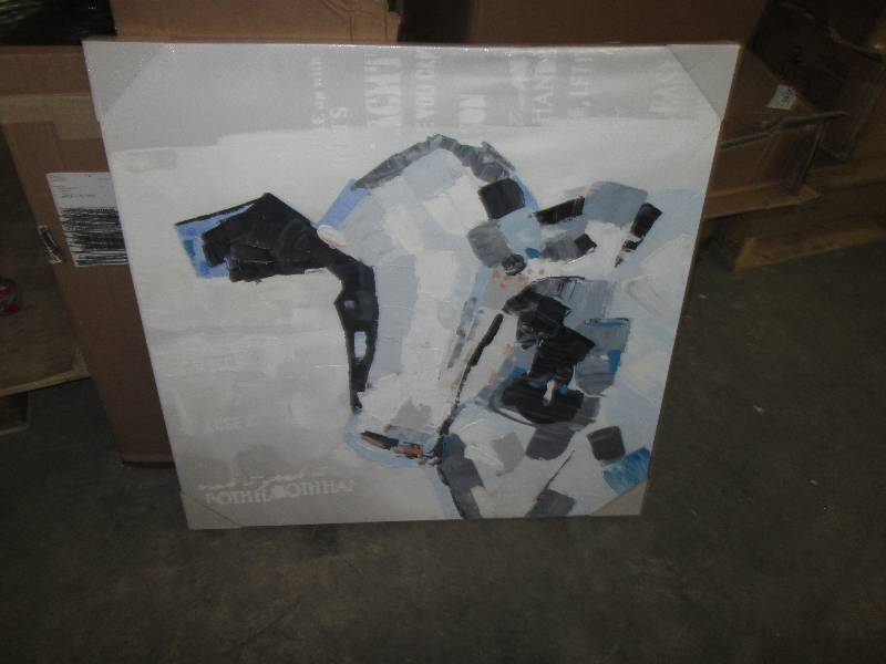 Abstract Cow Canvas open box Retail...