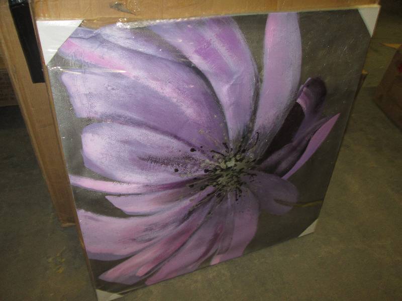 Midnight Blossom Oversized Purple F...