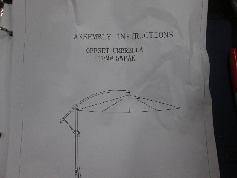 Easy-Up Offset Umbrella in Tan (sho...