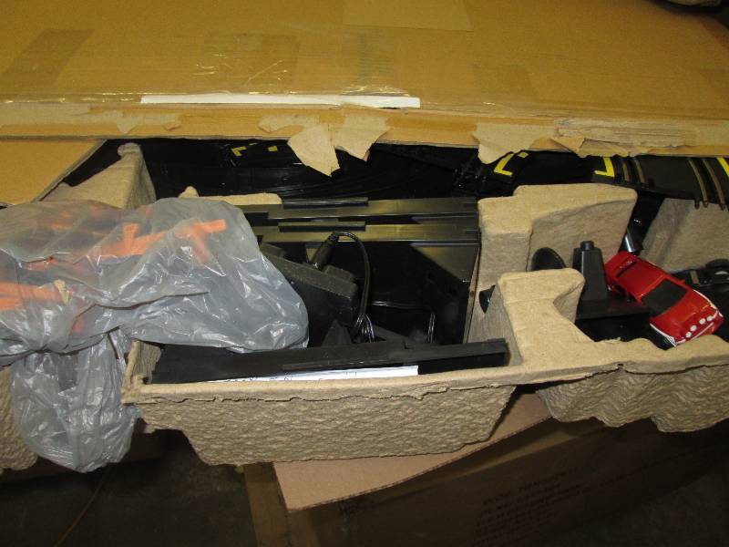 Big Racer Slot Tracks Set open box,...