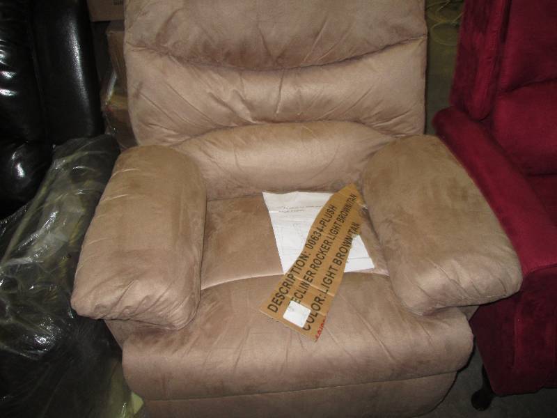 Plush Recliner Rocker open box Reta...