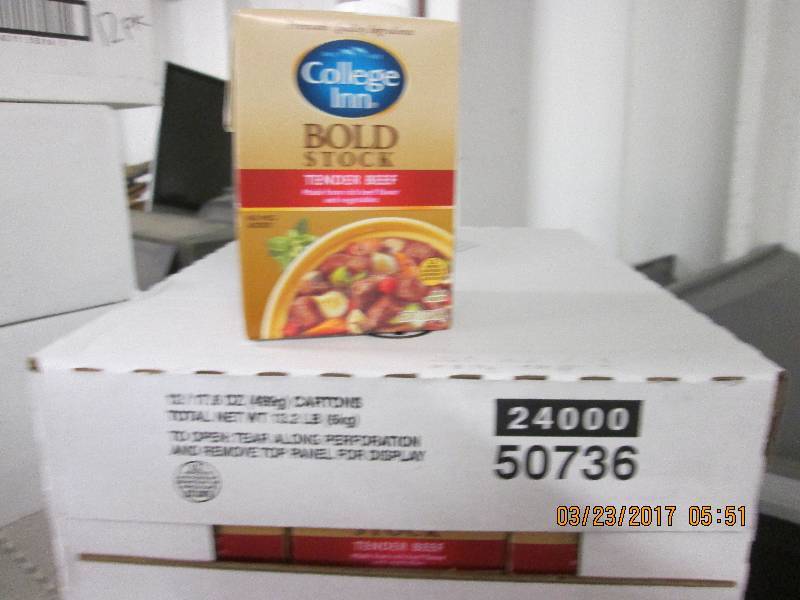 2 cases of college inn bold tender ...